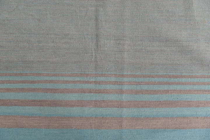 6' 7 x 9' 5 Hand Woven Kilim Modern Wool Rug