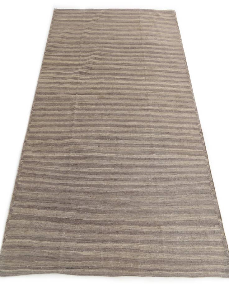 Detail image of 6' 1 x 7' Hand Woven Kilim Modern Wool Rug