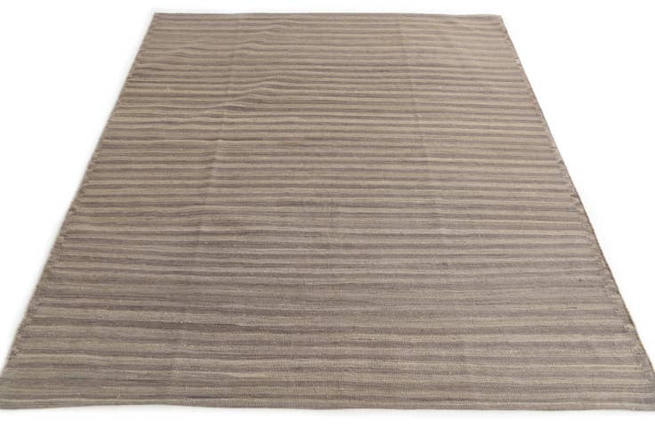 Detail image of 6' 1 x 7' Hand Woven Kilim Modern Wool Rug