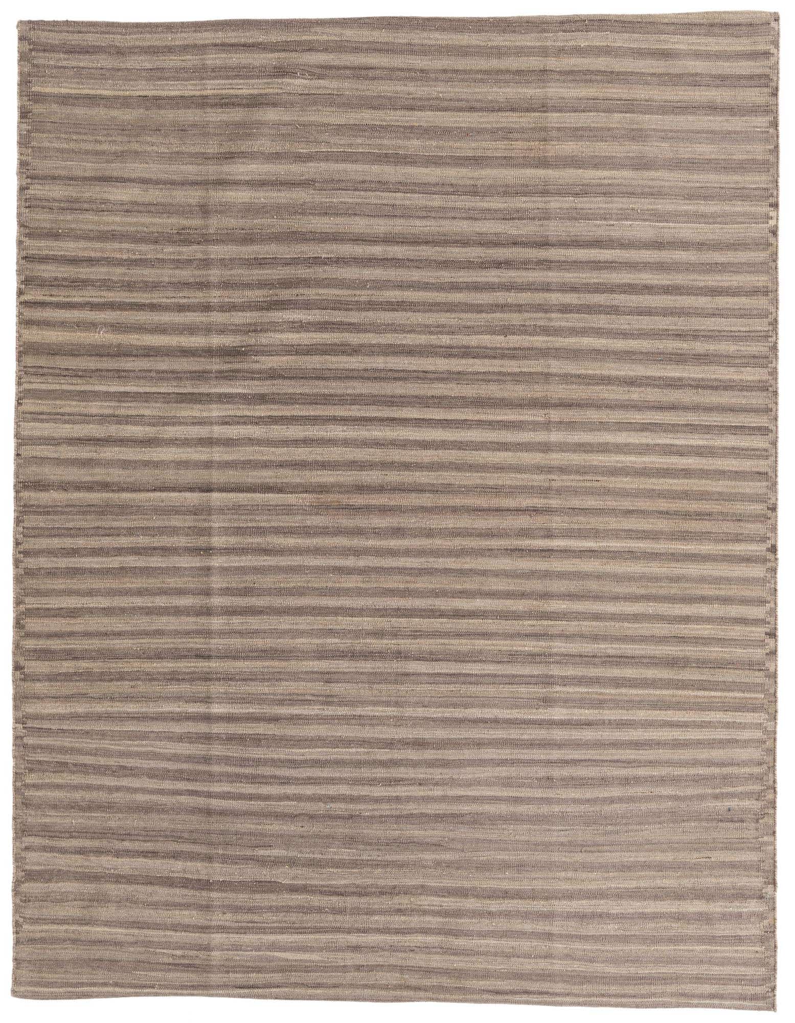 6' 1 x 7' Hand Woven Kilim Modern Wool Rug