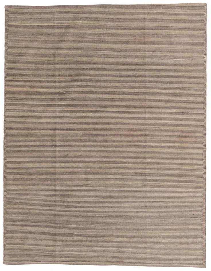 Detail image of 6' 1 x 7' Hand Woven Kilim Modern Wool Rug