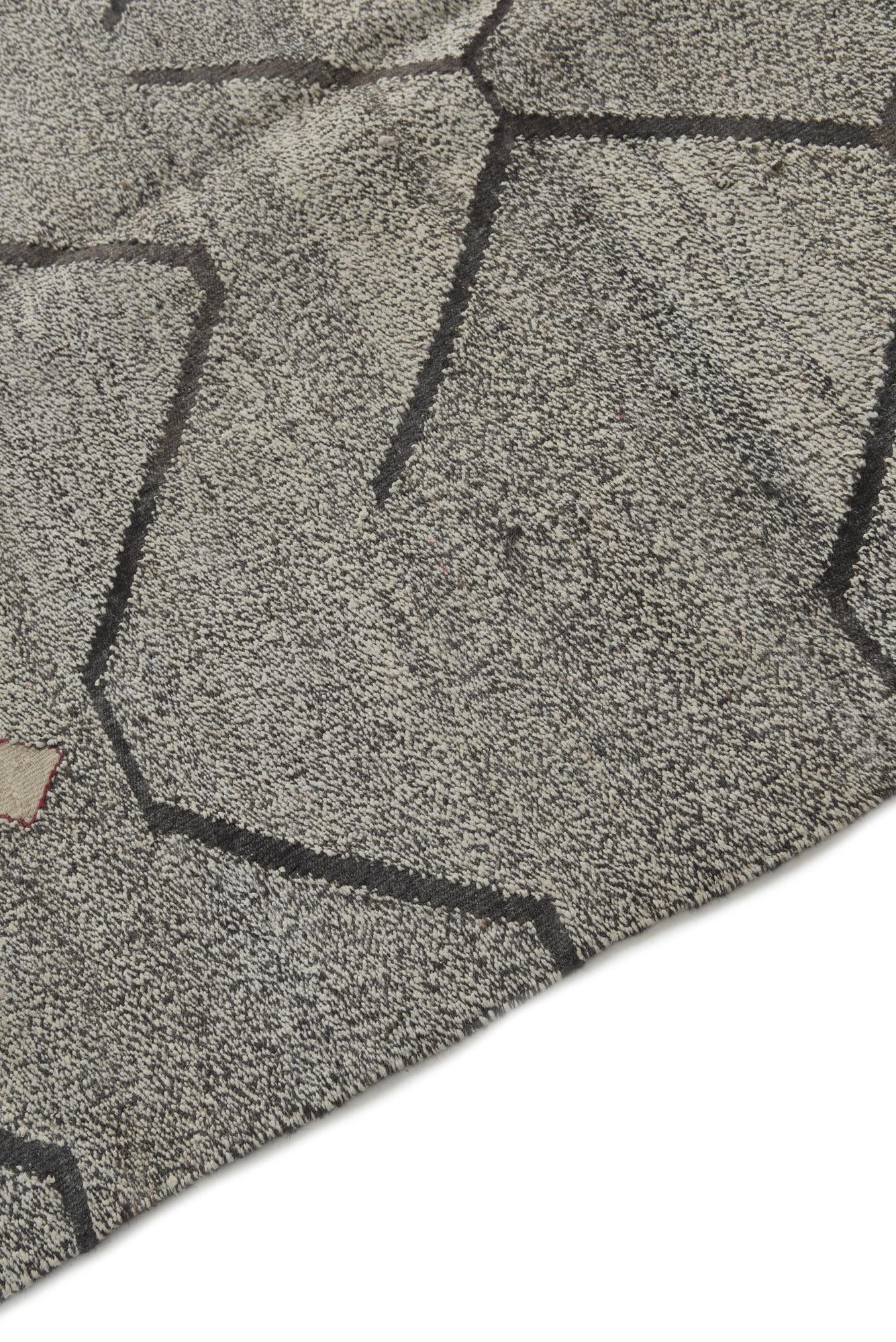 9' 1 x 12' Hand Woven Kilim Modern Wool Rug