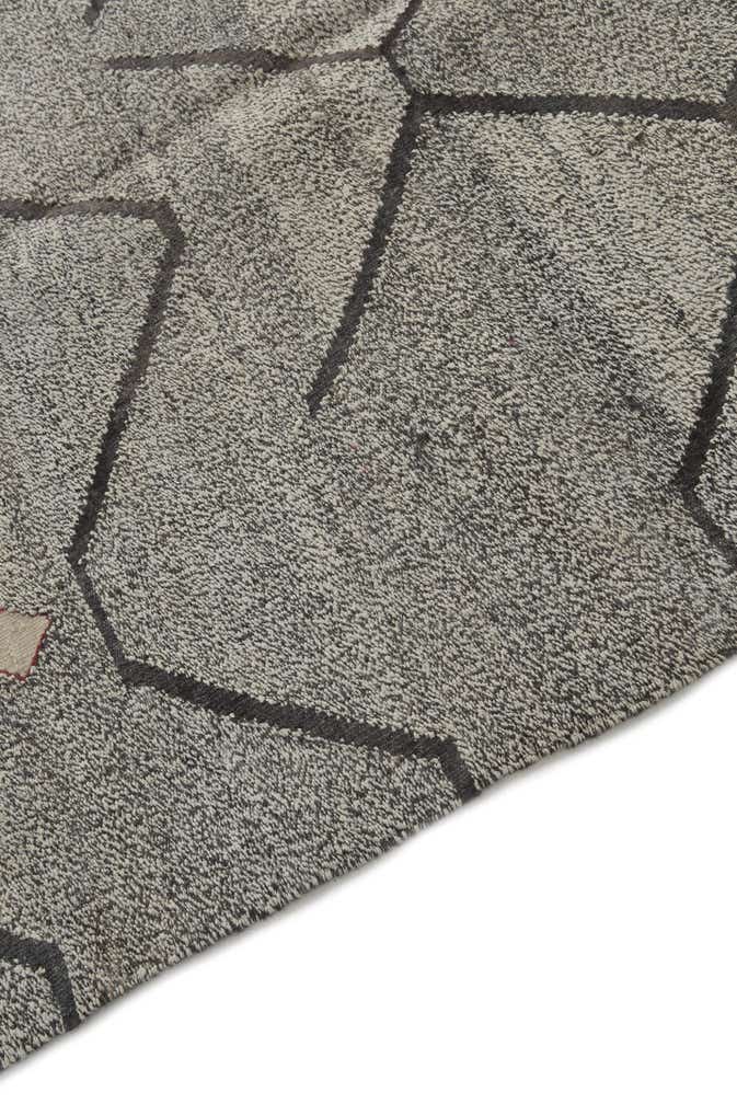 9' 1 x 12' Hand Woven Kilim Modern Wool Rug