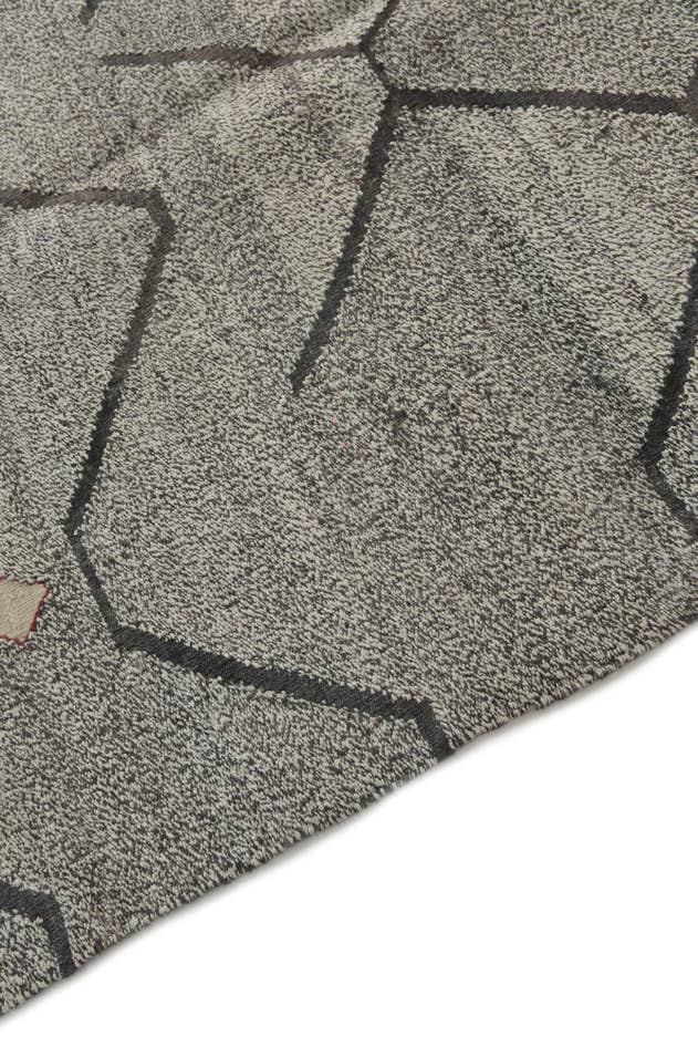 Detail image of 9' 1 x 12' Hand Woven Kilim Modern Wool Rug