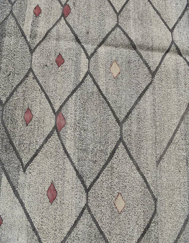 Detail image of 9' 1 x 12'  Hand Woven Kilim Modern Wool Rug