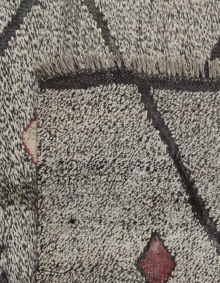 Detail image of 9' 1 x 12'  Hand Woven Kilim Modern Wool Rug