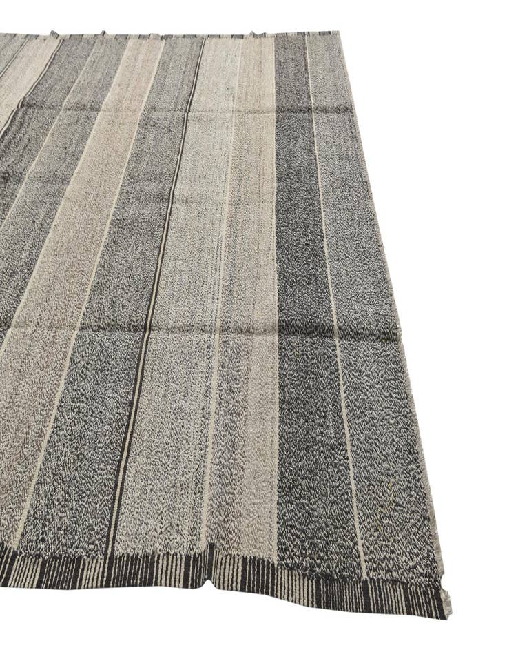 Detail image of 8' 4 x 9' 3 Hand Woven Kilim Modern Wool Rug