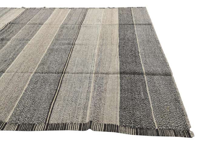 8' 4 x 9' 3 Hand Woven Kilim Modern Wool Rug