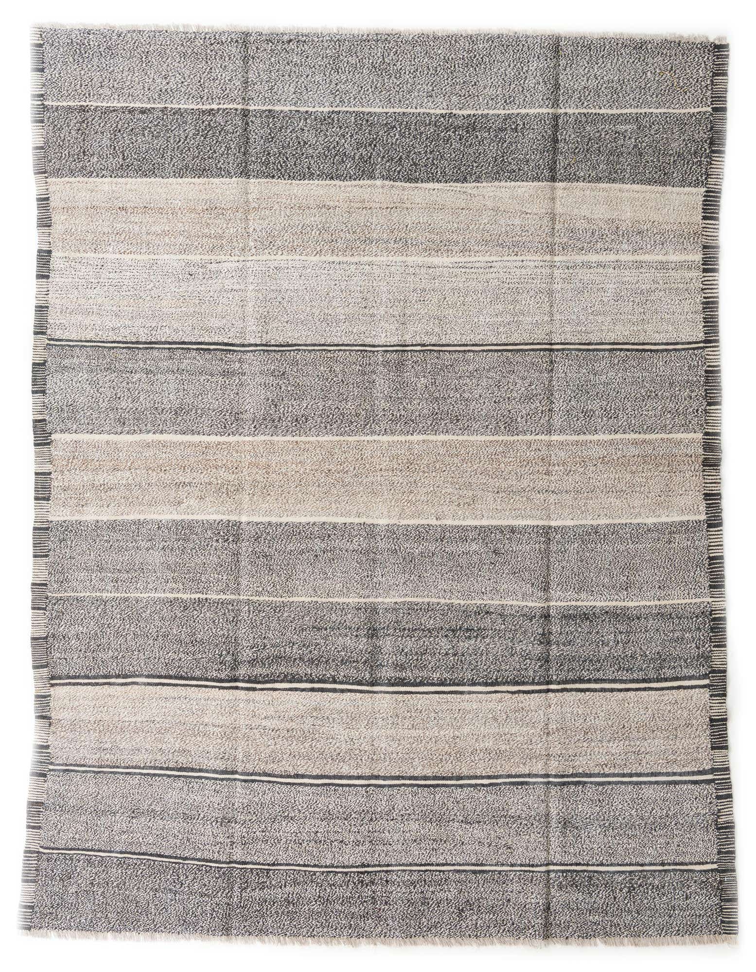 8' 4 x 9' 3 Hand Woven Kilim Modern Wool Rug