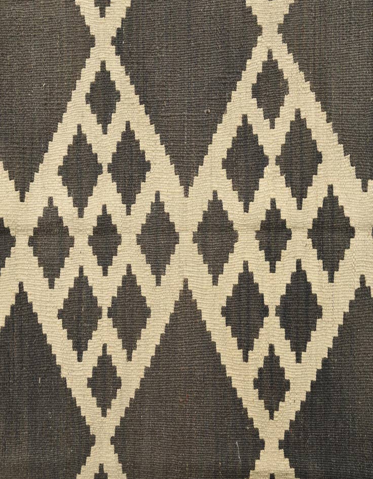 Detail image of 3' 8 x 6'  Hand Woven Kilim Modern Wool Rug