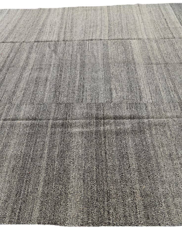 Detail image of 9' 2 x 11' 6  Hand Woven Kilim Modern Wool Rug