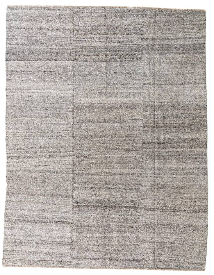 Detail image of 9' 2 x 11' 6 Hand Woven Kilim Modern Wool Rug
