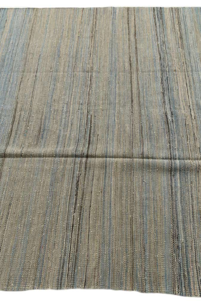 5' 5 x 8' Hand Woven Kilim Modern Wool Rug