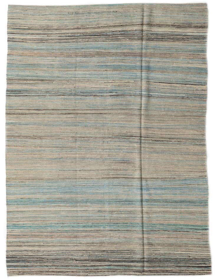 Detail image of 5' 5 x 8' Hand Woven Kilim Modern Wool Rug