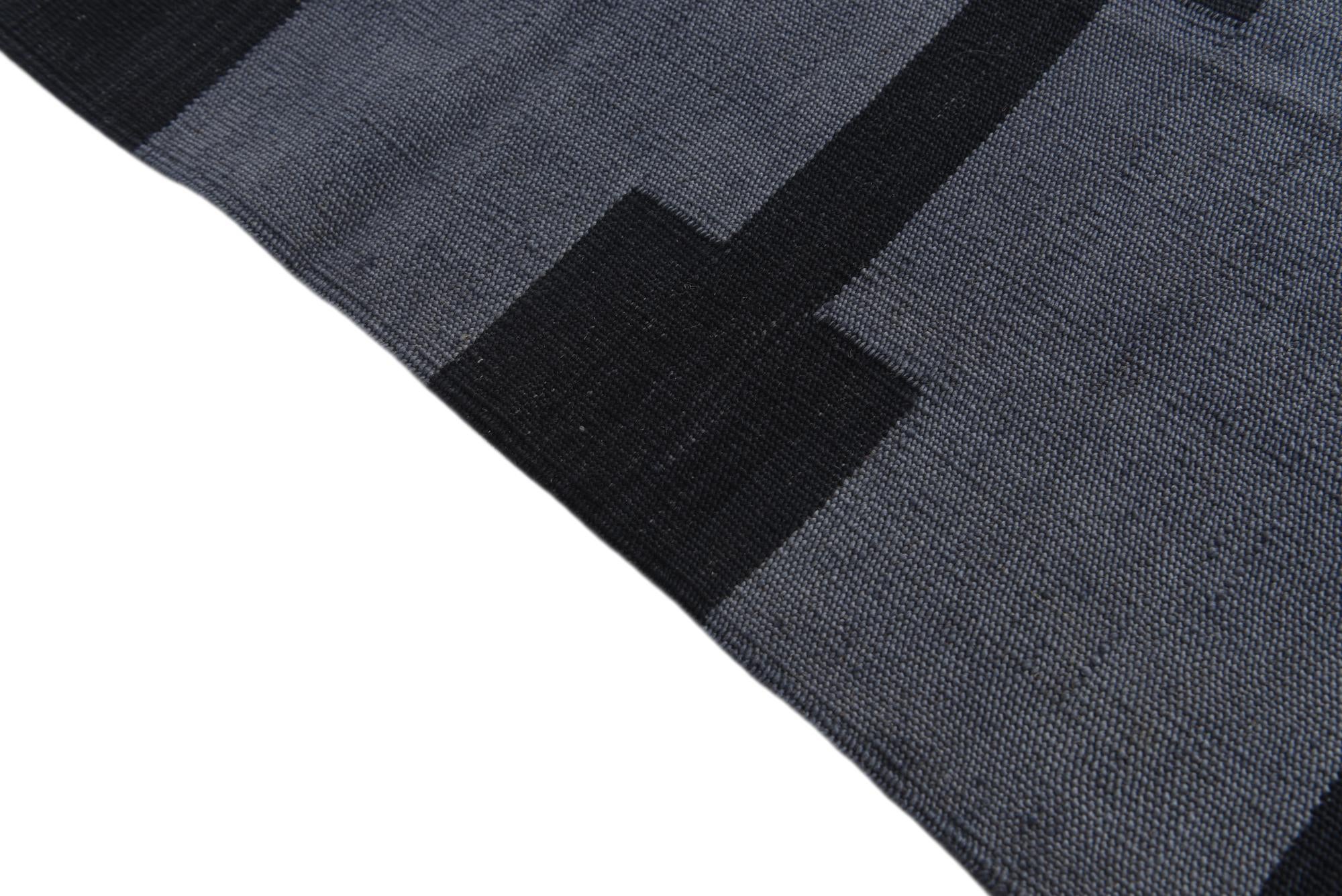5' 8 x 7' 6 Hand Woven Kilim Modern Wool Rug