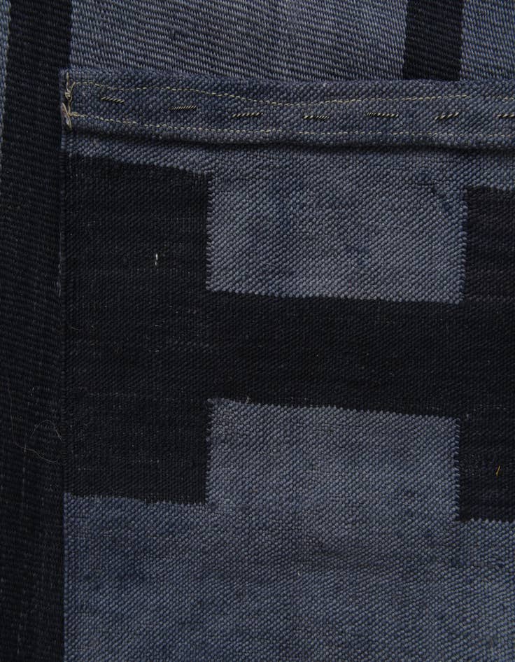 Detail image of 5' 8 x 7' 6  Hand Woven Kilim Modern Wool Rug