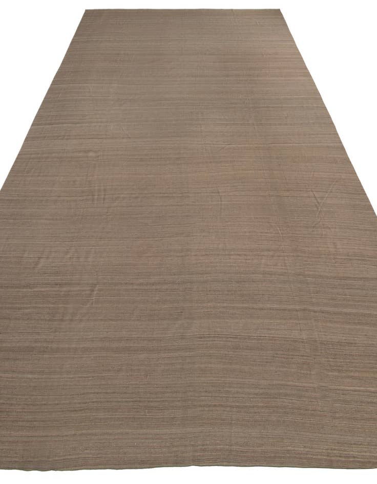 Detail image of 16' 3 x 20' 6  Hand Woven Kilim Modern Wool Rug