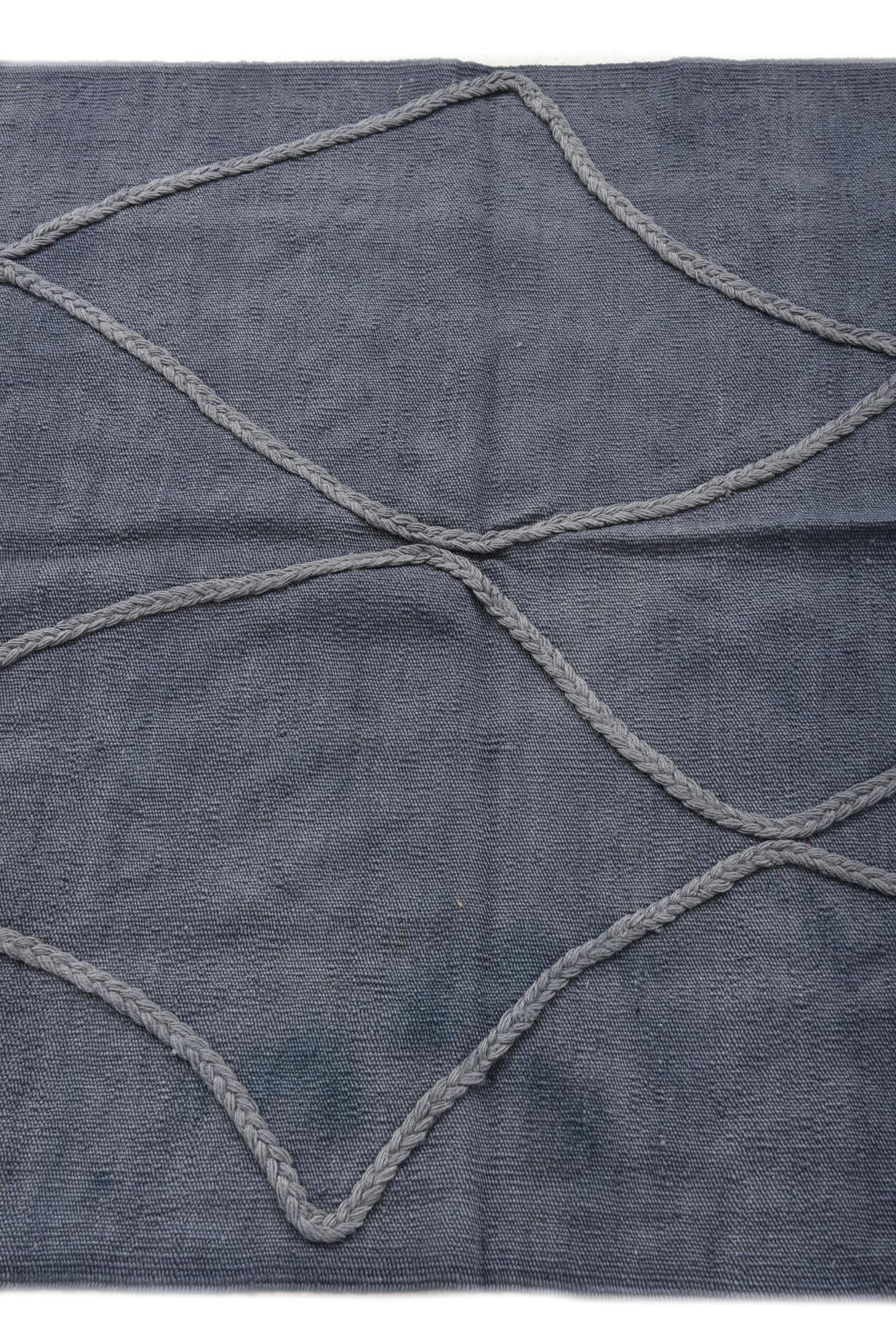 3' 3 x 4' 10 Hand Woven Kilim Modern Wool Rug