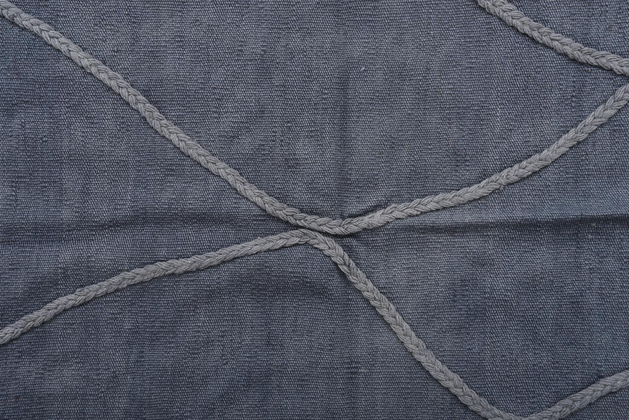 3' 3 x 4' 10 Hand Woven Kilim Modern Wool Rug