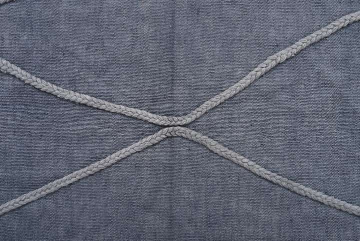 3' 4 x 4' 10 Hand Woven Kilim Modern Wool Rug