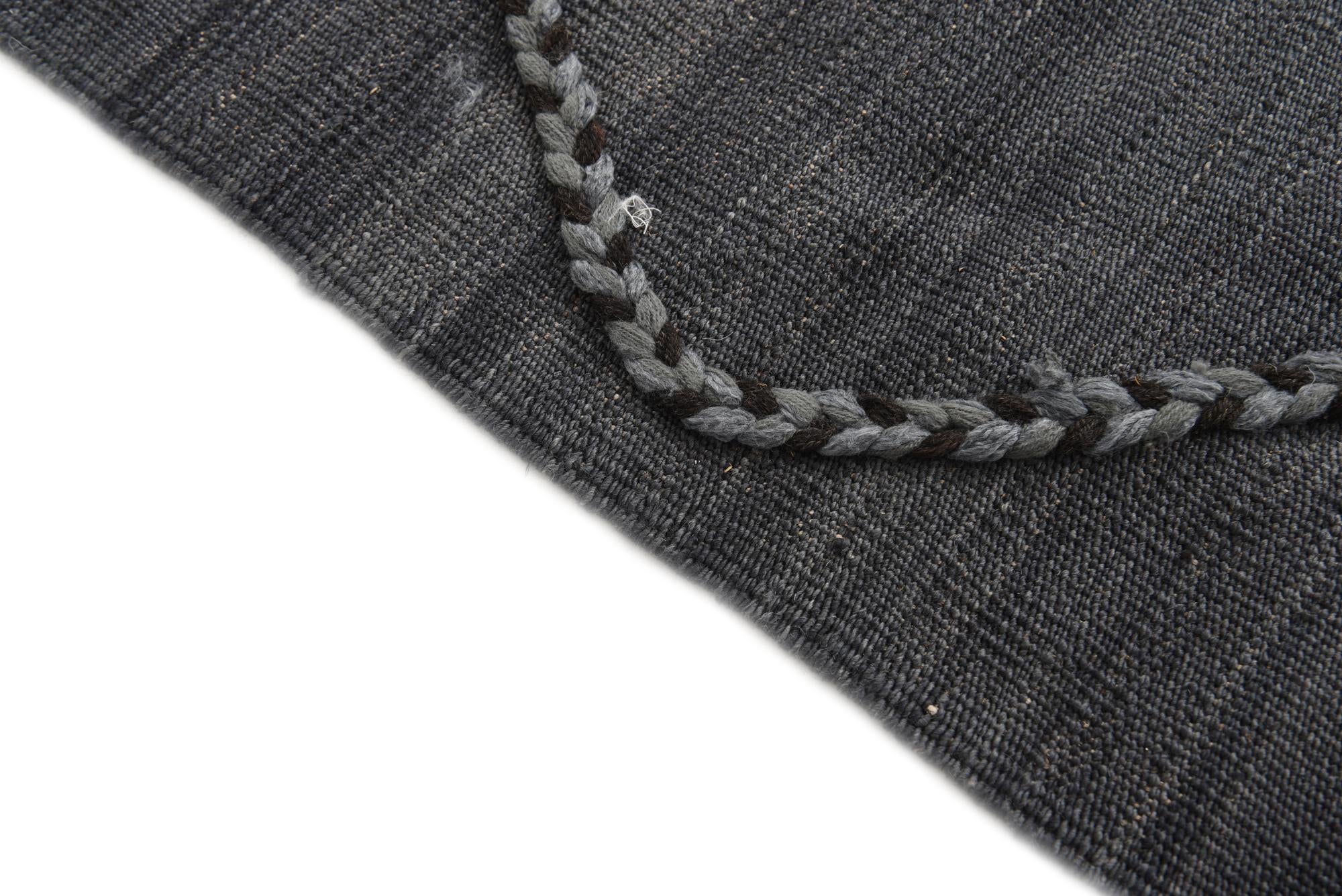 4' 2 x 5' 9 Hand Woven Kilim Modern Wool Rug