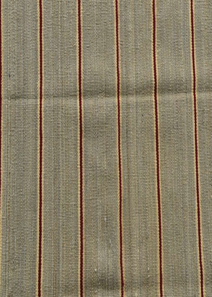 4' 4 x 5' 10 Hand Woven Kilim Modern Wool Rug
