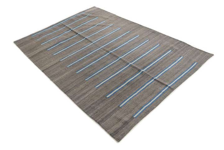 4' 2 x 6' Hand Woven Kilim Modern Wool Rug