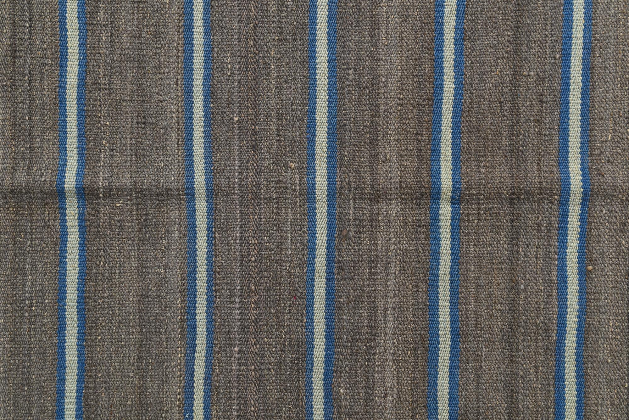 4' 2 x 6' Hand Woven Kilim Modern Wool Rug