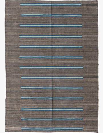 4' 2 x 6' Hand Woven Kilim Modern Wool Rug