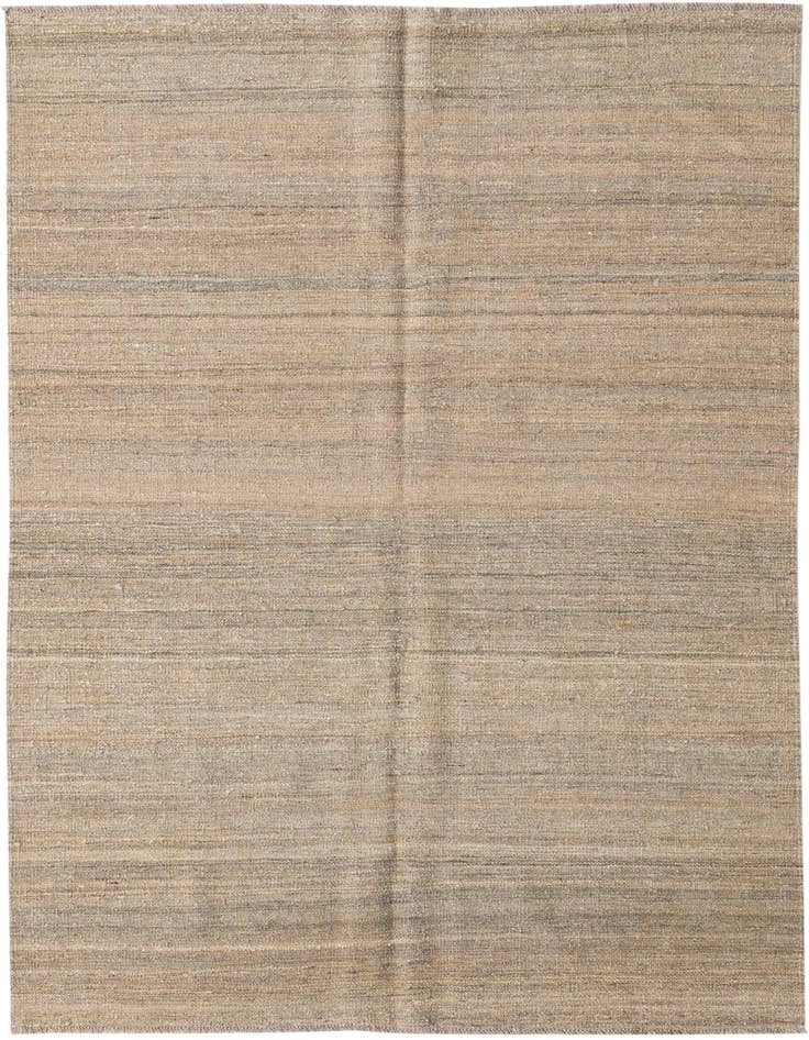 Detail image of 4' 1 x 6' 5 Hand Woven Kilim Modern Wool Rug