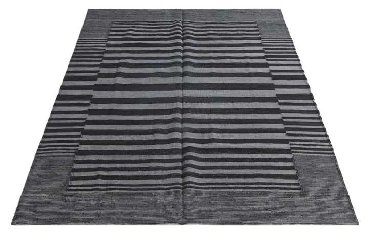 4' 4 x 5' 9 Hand Woven Kilim Modern Wool Rug