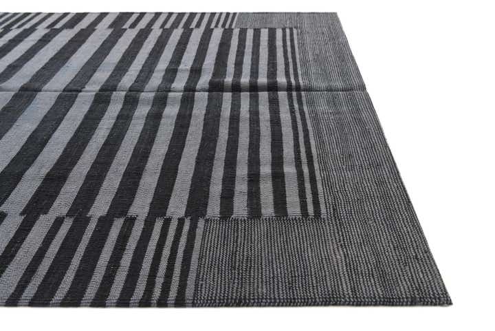 4' 4 x 5' 9 Hand Woven Kilim Modern Wool Rug