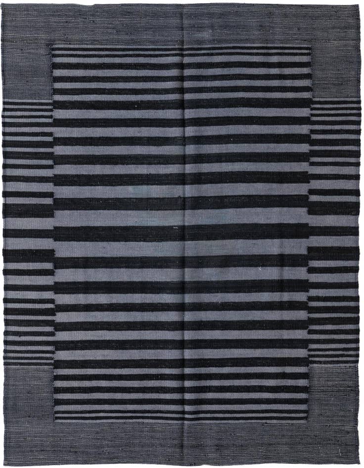 Detail image of 4' 4 x 5' 9 Hand Woven Kilim Modern Wool Rug
