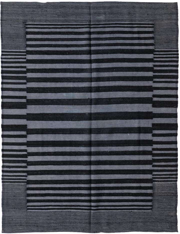 4' 4 x 5' 9 Hand Woven Kilim Modern Wool Rug