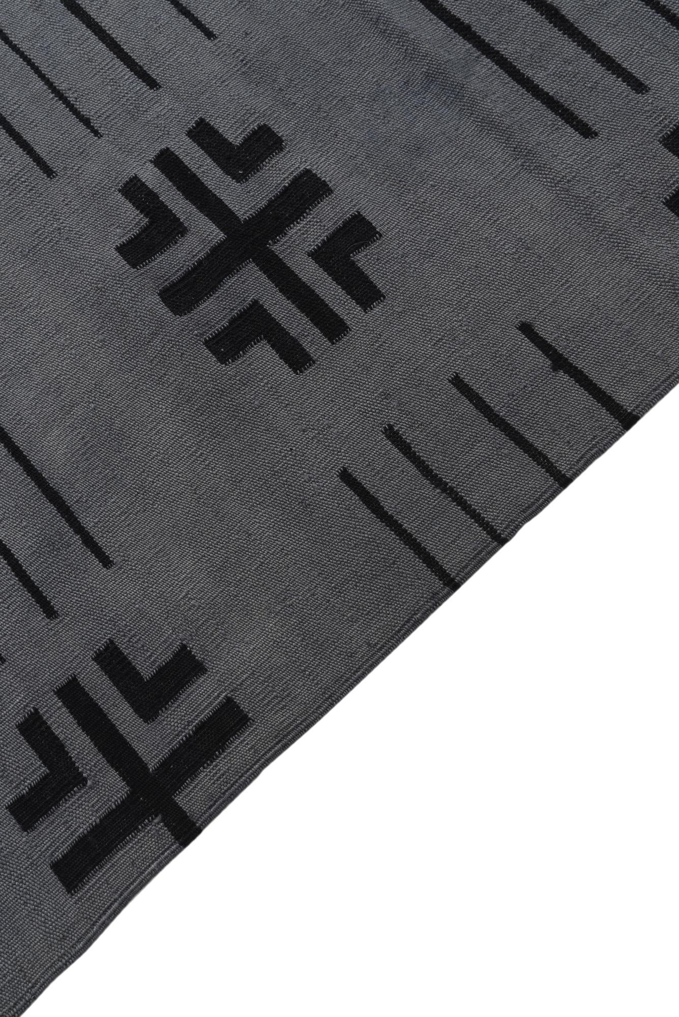 8' 5 x 9' 7 Hand Woven Kilim Modern Wool Rug