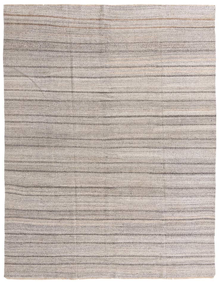 Detail image of 8' 9 x 12' Hand Woven Kilim Modern Wool Rug