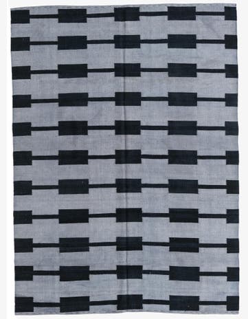 5' 8 x 7' 9 Hand Woven Kilim Modern Wool Rug