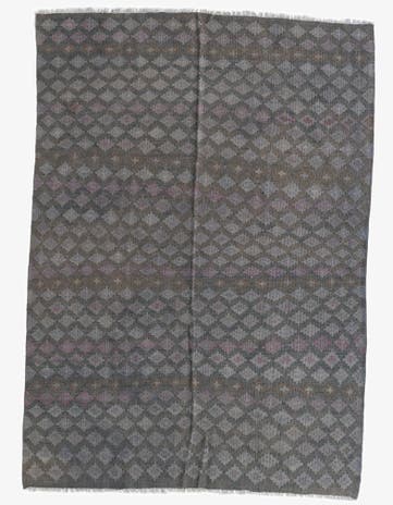 5' 4 x 7' 7 Hand Woven Kilim Modern Wool Rug