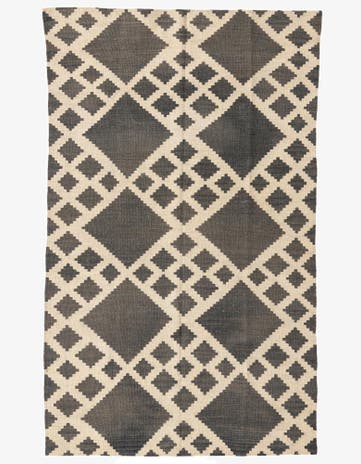 3' 8 x 6' Hand Woven Kilim Modern Wool Rug