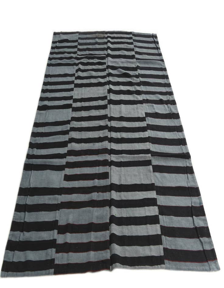 Detail image of 5' 8 x 8' 2  Hand Woven Kilim Patchwork Wool Rug