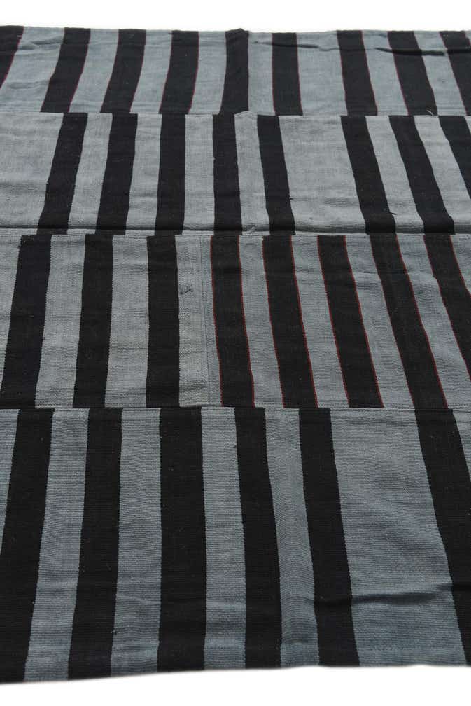 5' 8 x 8' 2 Hand Woven Kilim Patchwork Wool Rug