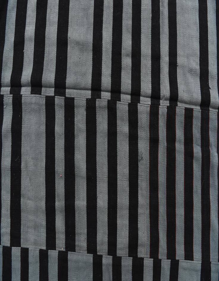 Detail image of 5' 8 x 8' 2  Hand Woven Kilim Patchwork Wool Rug