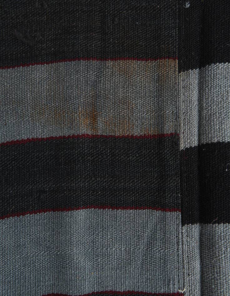 Detail image of 5' 8 x 8' 2  Hand Woven Kilim Patchwork Wool Rug