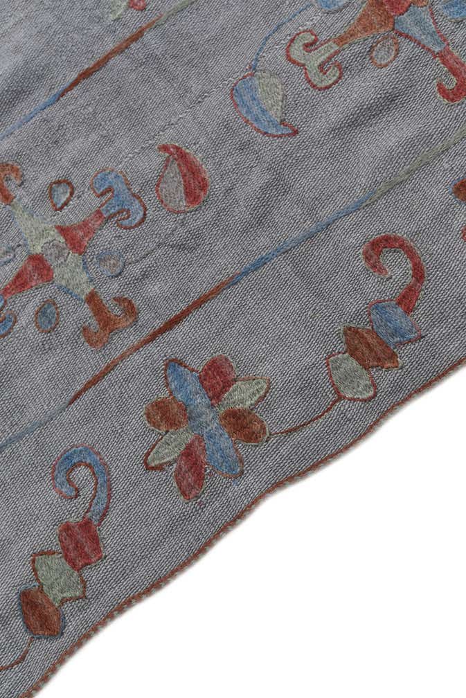155cm x 200cm Handgewebt Kilim Suzani Wolle Teppich