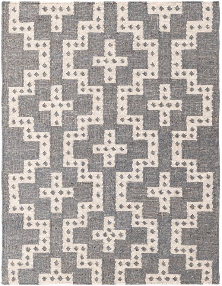 Detail image of 4' 2 x 6' 1 Hand Woven Kilim Wool Rug