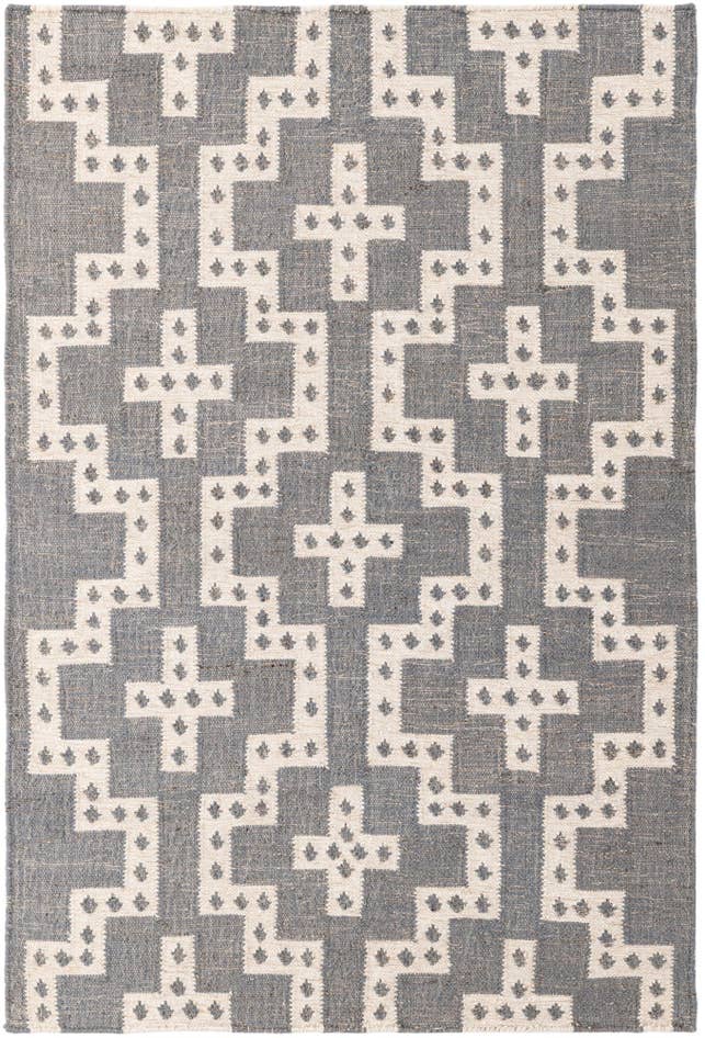 Detail image of 4' 2 x 6' 1 Hand Woven Kilim Wool Rug
