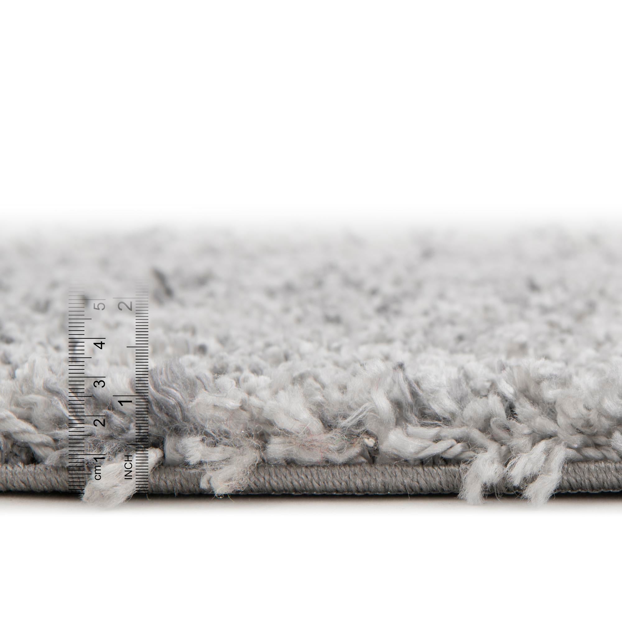 Gray 245cm x 305cm Lagom Shag Rug Rugs UK