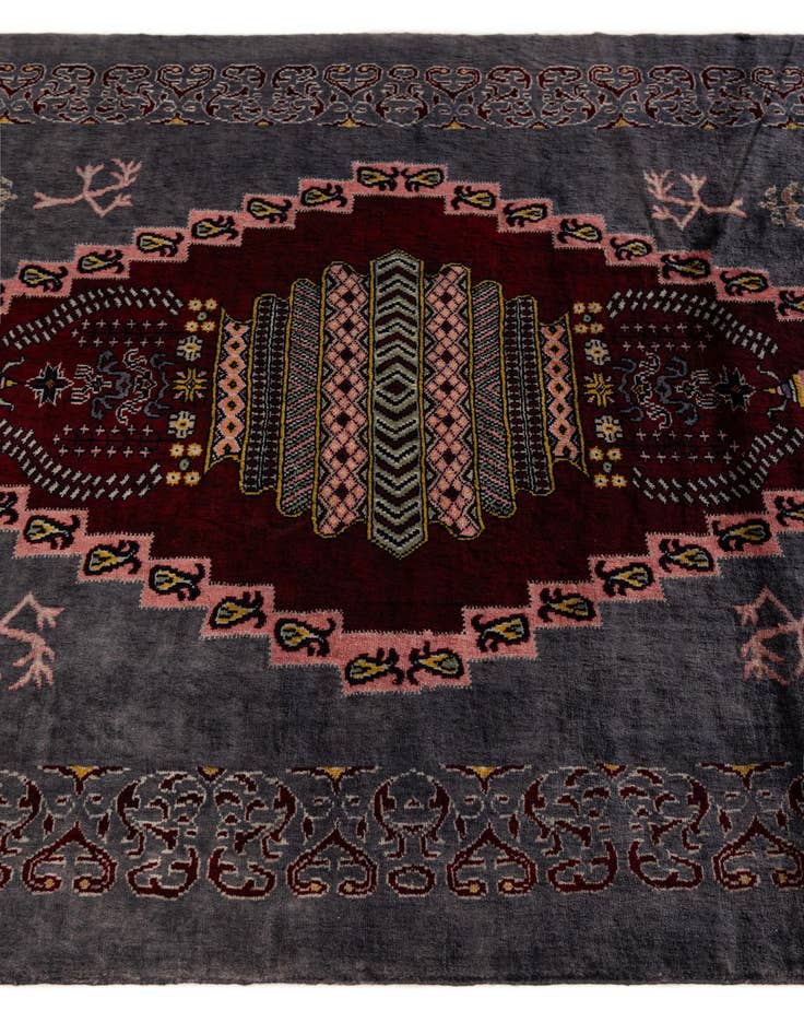 Detail image of 4' x 5' 10  Hand Knotted Lahour Oriental Wool Rug