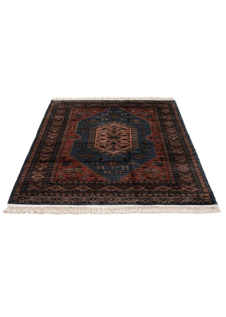 4' 2 x 5' 8 Hand Knotted Lahour Oriental Wool Rug