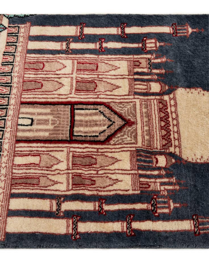Detail image of 2' x 3' 1  Hand Knotted Lahour Oriental Wool Rug